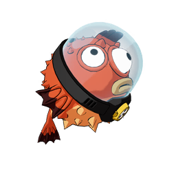 Blinky Fugu Flail — Fortnite pickaxe icon