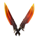 Burning Blades — Fortnite pickaxe