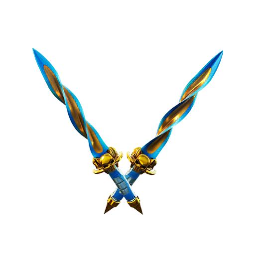 Gilded Morphic Blades — Fortnite pickaxe icon
