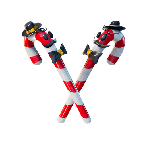 Fancy Dandy Canes — Fortnite pickaxe icon