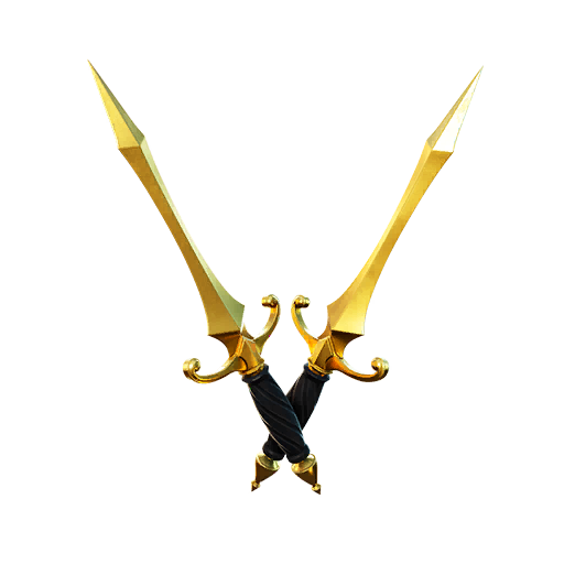 Golden Daggers — Fortnite pickaxe icon