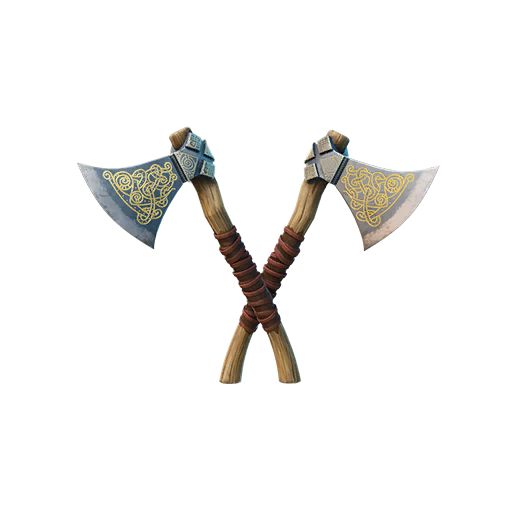 Handaxes of the Raven Clan — Fortnite pickaxe icon