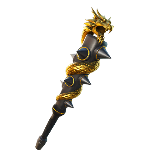 The Goldenbane Mace — Fortnite pickaxe icon