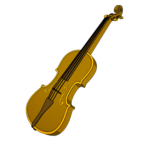 Solid Gold Fiddle — Fortnite pickaxe icon
