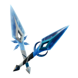 Light & Dark Ice Daggers — Fortnite pickaxe icon