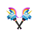 Glownicorn Llamaxes — Fortnite pickaxe