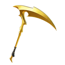 Golden Scythe — Fortnite pickaxe icon