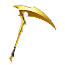 Golden Scythe — Fortnite pickaxe