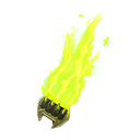 Searing Greenflame — Fortnite pickaxe