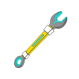Tails Spanner — Fortnite pickaxe icon