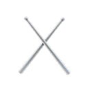 Platinum Flaming Hi-Hats — Fortnite pickaxe