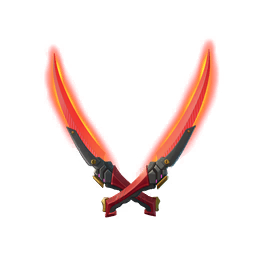 Plasma Cutlasses — Fortnite pickaxe icon