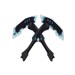 Freezing Round Axes — Fortnite pickaxe icon