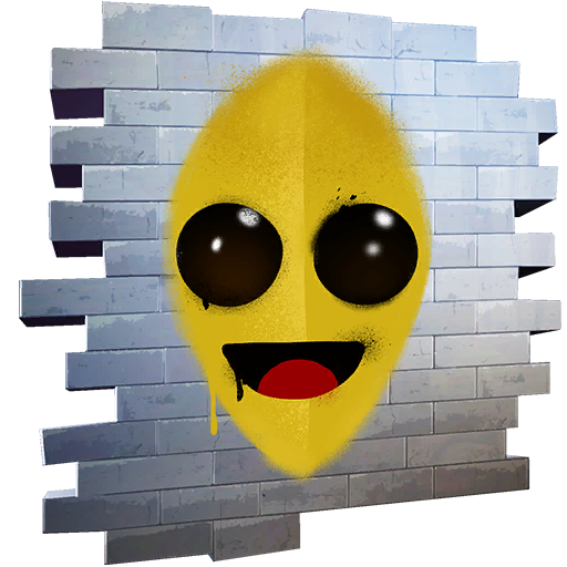 Peel'd Face — Fortnite spray