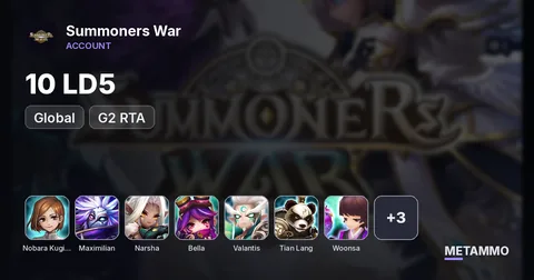 GLOBAL 10 LD G2 RTA: Light Nobara/Maxi/Narsha/Bella/Valantis/Tian Lang/Woonsa/Wolyung/Son Zhang Lao/Artamiel