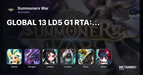 GLOBAL 13 LD5 G1 RTA: Asima/Christine/Devaraja/Grogen/Jaduel and Aepiah/Leona/Lucifer/Narsha/Neph/Nicki/Ragdoll/Thebae/Yeonho