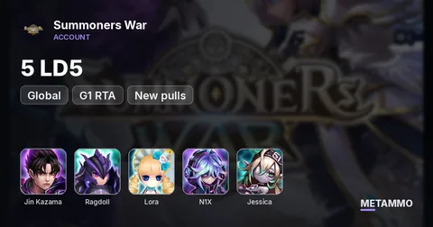 GLOBAL G1 RTA 5 LD: Dark Jin/Ragdoll/Lora/N1X/Jessica *NEW PULLS