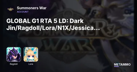 GLOBAL G1 RTA 5 LD: Dark Jin/Ragdoll/Lora/N1X/Jessica *NEW PULLS