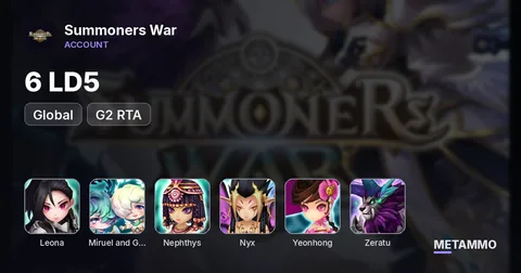 GLOBAL 6 LD5 G2 RTA: Leona/Miruel And Graciah/Neph/Nyx/Yeonhong/Zeratu