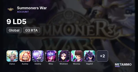 GLOBAL 9 LD G3 RTA: Dyeus/Audrey/Destiny/Ritsu/Mookwol/Woonsa/Ragdoll/Nicki/Giana