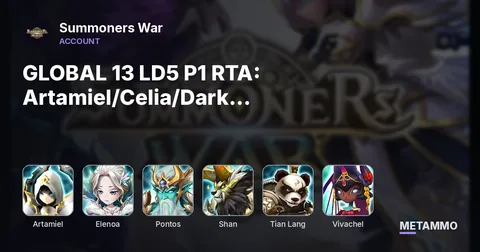 GLOBAL 13 LD5 P1 RTA: Artamiel/Celia/Dark Yennefer/Elena/Elenoa/Gurkha/Jager/Mookwol/Pontos/Shan/Sigrid/Tian Lang/Vivachel