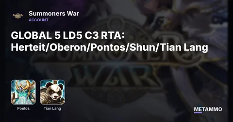 GLOBAL 5 LD5 C3 RTA: Herteit/Oberon/Pontos/Shun/Tian Lang