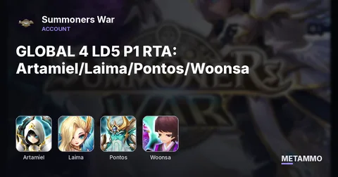 GLOBAL 4 LD5 P1 RTA: Artamiel/Laima/Pontos/Woonsa