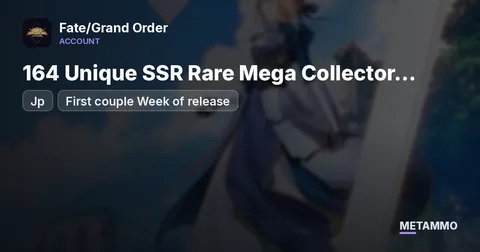 [ Jp ]  164 Unique SSR Rare Mega Collector Account ( First couple Week of release )