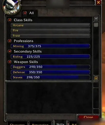 Spineshatter - Undead Mage 70 ■ 1734 GS ■ T4 4/5 ■ Mining 375 ■ Fly 60% ■ Kara Ready - World of Warcraft: Classic account screenshot 1