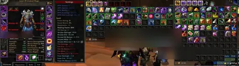 Spineshatter - Undead Mage 70 ■ 1734 GS ■ T4 4/5 ■ Mining 375 ■ Fly 60% ■ Kara Ready - World of Warcraft: Classic account screenshot 2