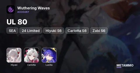 UL 80 SEA | 24 Limited | Hiyuki S6 + Carlotta S6 + Zabi S6 | Lucilla 1/80 | Whale