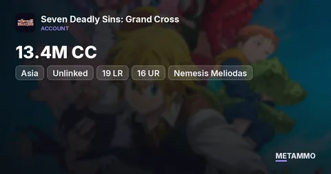 Asia Unlinked | 13.4M CC | 19 LR + 16 UR | Nemesis Meliodas | Hermit Gowther | Gojo Ban | Gachiakuta Complete