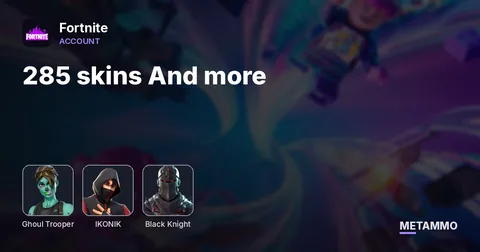 OG Ghoul | IKONIK | Black Knight | 285 skins And more