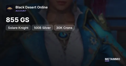 855 GS | Solare Knight | 100B Silver | 30K Crons