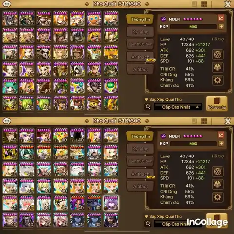 EU | 9LD5 | LORA, BEELZEBUB, NICKI, MORTERA, LEONA, WEDJAT, DARK GANDALF, DARK GERALT, LAIMA - Summoners War account screenshot 3