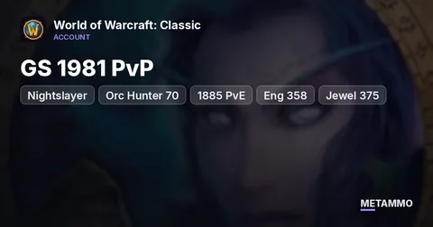 Nightslayer - Orc Hunter 70 ■ GS 1981 PvP / 1885 PvE ■ Eng 358 / Jewel 375 ■ + Tauren Druid 70 1950 GS ■