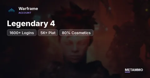 Legendary 4 | 1600+ Logins | 5K+ Plat | 80% Cosmetics