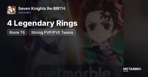 4 Legendary Rings | Rosie T6 | Strong PVP/PVE Teams