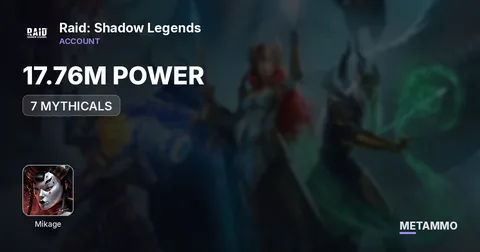 17.76M POWER | 7 MYTHICALS | LADY MIKAGE