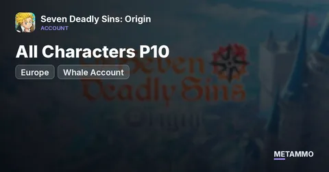 EU Whale Account | All Characters P10