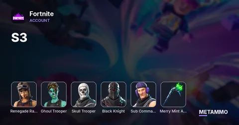 OGE 164 OG Renegade + OG Ghoul + OG Skull + Black Knight + S3 + Twitch Prime + Minty