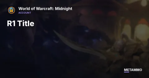 PvP Illusions, CM Set, Thunderfury (Rare Tmog), Tabards, Legion Elite Sets, R1 Title, Rare Title