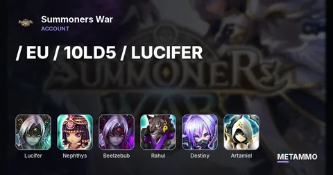 / EU / 10LD5 / LUCIFER, NEPTHYS, BEELZEBUB, RAHUL, DESTINY, ARTAMIEL / MANY NAT5 / NICE RUNES / 225+ SWIFT /