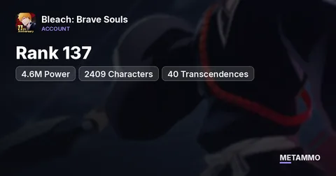 Rank 137 | 4.6M Power | 2409 Characters | 40 Transcendences