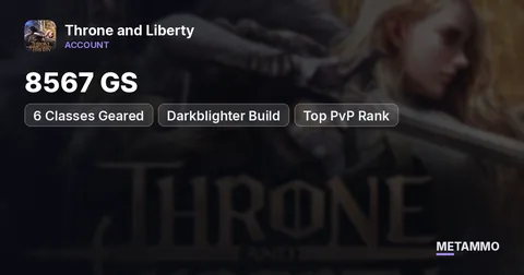 6 Classes Geared | 8567 GS | Darkblighter Build | Top PvP Rank