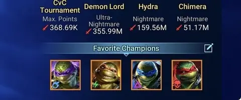 6.8M POWER | TMNT FULL TEAM | 5* VARKOS | TALEENA | 6* OTHORION - Raid: Shadow Legends account screenshot 4
