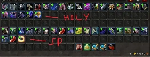 Spineshatter - Human Priest 70 ■ Holy 1499 GS ■ Pre-Raid BiS ■ Kara Attuned - World of Warcraft: Classic account screenshot 3