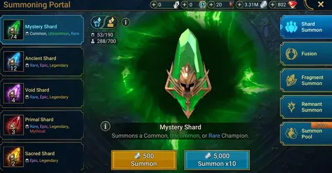 71 LEGENDARIES | 3 MYTHICAL | 2 CATS GAZE RELIC - Raid: Shadow Legends account screenshot 4