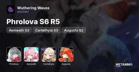 Phrolova S6 R5 | Aemeath S3 | Cartethyia S3 | Augusta S2 | Data Bank 30