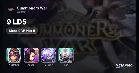 9 LD Nat 5 | Nephys, Gianna, Destiny, Han | Most RGB Nat 5